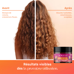 MASQUE CAPILLAIRE BOUCLES – PROTÉINE DE MAÏS | NORALYS