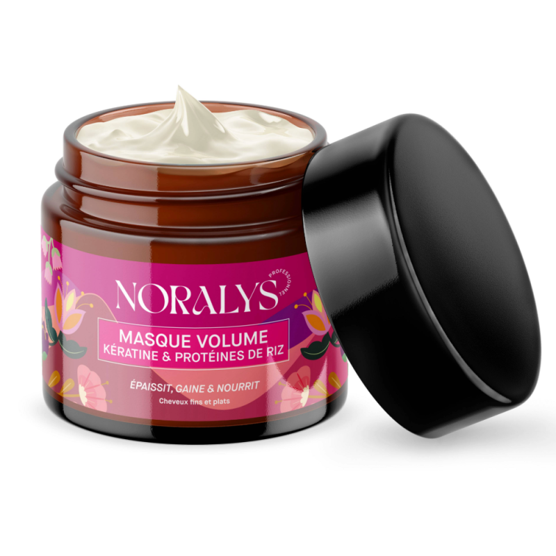 MASQUE CAPILLAIRE VOLUME – PROTÉINE DE RIZ & COCO | NORALYS